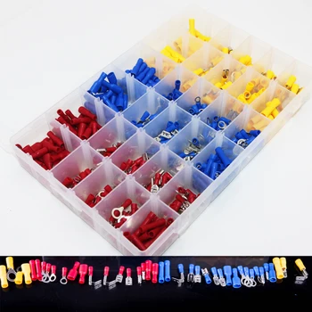 480Pcs/set Terminals Connector Spade Set Assorted Insulated Electrical Wiring Wire Terminal Crimp Connector Kit Butt Spade Sets
480Pcs/set Terminals Connector Spade Set Assorted Insulated Electrical Wiring Wire Terminal Crimp Connector Kit Butt Spade Sets