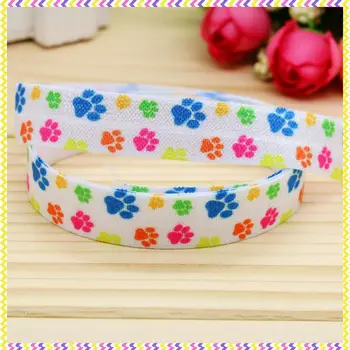 5/8'' Free shipping Fold Elastic FOE dog paw printed headband headwear hair band diy decoration wholesale OEM B1207
5/8'' Free shipping Fold Elastic FOE dog paw printed headband headwear hair band diy decoration wholesale OEM B1207