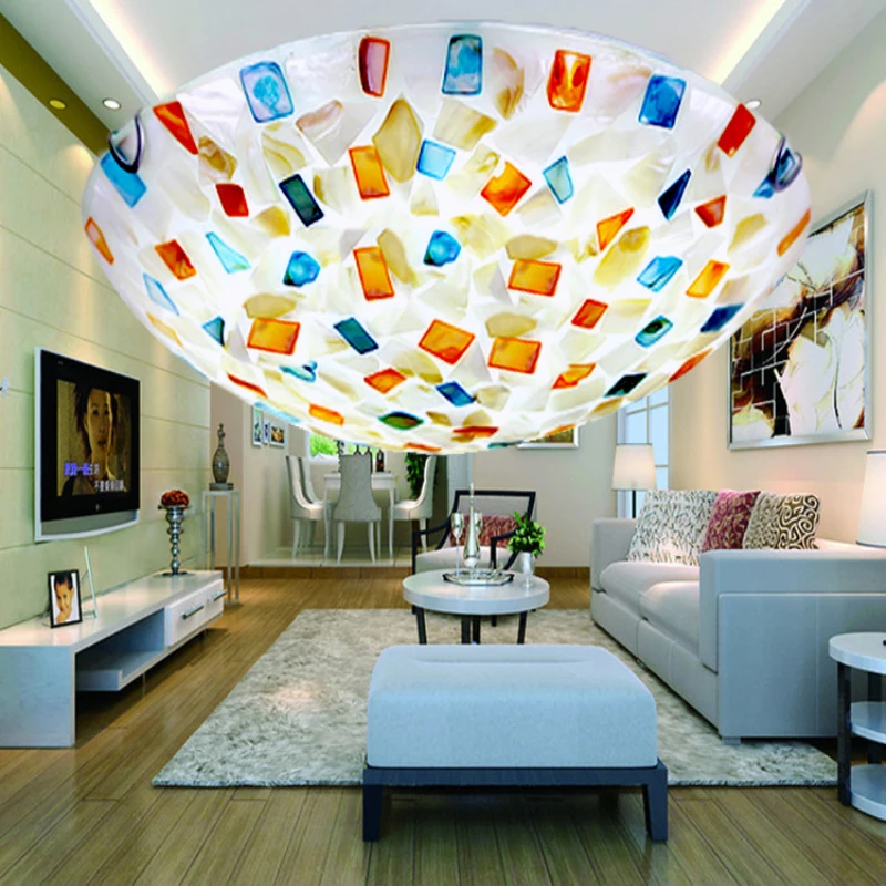 Pastoral Mediterranean ceiling lamp warm bedroom lamp pastoral corridor lights balcony creative shell light Ceiling Lights DF139
Pastoral Mediterranean ceiling lamp warm bedroom lamp pastoral corridor lights balcony creative shell light Ceiling Lights DF139