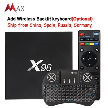 X96 Smart TV Box Amlogic S905X Quad Core Android 6.0 TV Box WIFI HDMI 4K*2K HD KD
