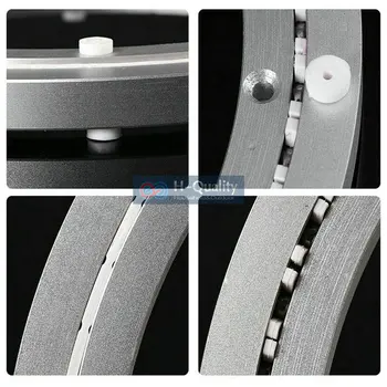 OD 450MM Luxury Voice Erasure Strap+Thicken Aluminium Swivel Lazy Susan Rotary Base Dining Table Turntable of Frosted Surface
OD 450MM Luxury Voice Erasure Strap+Thicken Aluminium Swivel Lazy Susan Rotary Base Dining Table Turntable of Frosted Surface