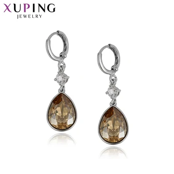 

11.11 Xuping Earrings Water Drop Shaped European and American Style Crystals from Swarovski Simple Women Jewelry S143.2-93307