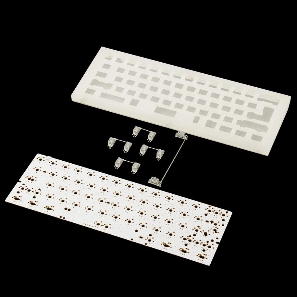 YMDK Diamond 60 Full Kit CNC Acrylic Case Plate QMK PCB Underglow RGB For 60% ANSI Mechanical Keyboard
YMDK Diamond 60 Full Kit CNC Acrylic Case Plate QMK PCB Underglow RGB For 60% ANSI Mechanical Keyboard