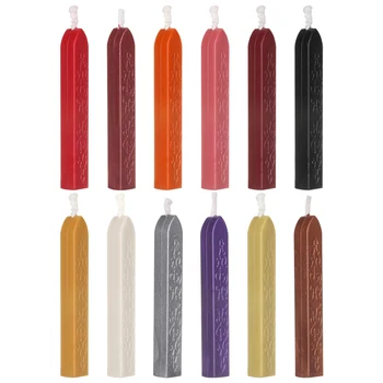 12 Colors DIY Sealing Strips Seal Dedicated Vintage Wax Stick Retro Fire Paint Stamp Seal Wax Envelope Letters Handmade Hobby
12 Colors DIY Sealing Strips Seal Dedicated Vintage Wax Stick Retro Fire Paint Stamp Seal Wax Envelope Letters Handmade Hobby