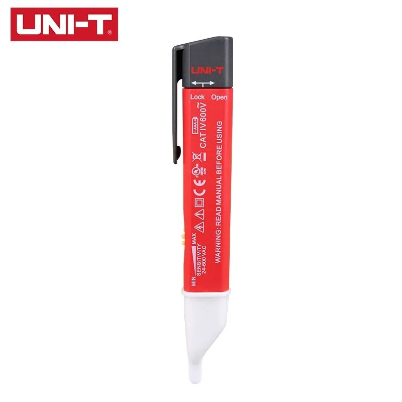 UNI-T UT13A AC Voltage Detectors Sensitivity Adjustable Sensitivity Auto Sensing Non-Contact Test Pen 24V~600V
UNI-T UT13A AC Voltage Detectors Sensitivity Adjustable Sensitivity Auto Sensing Non-Contact Test Pen 24V~600V