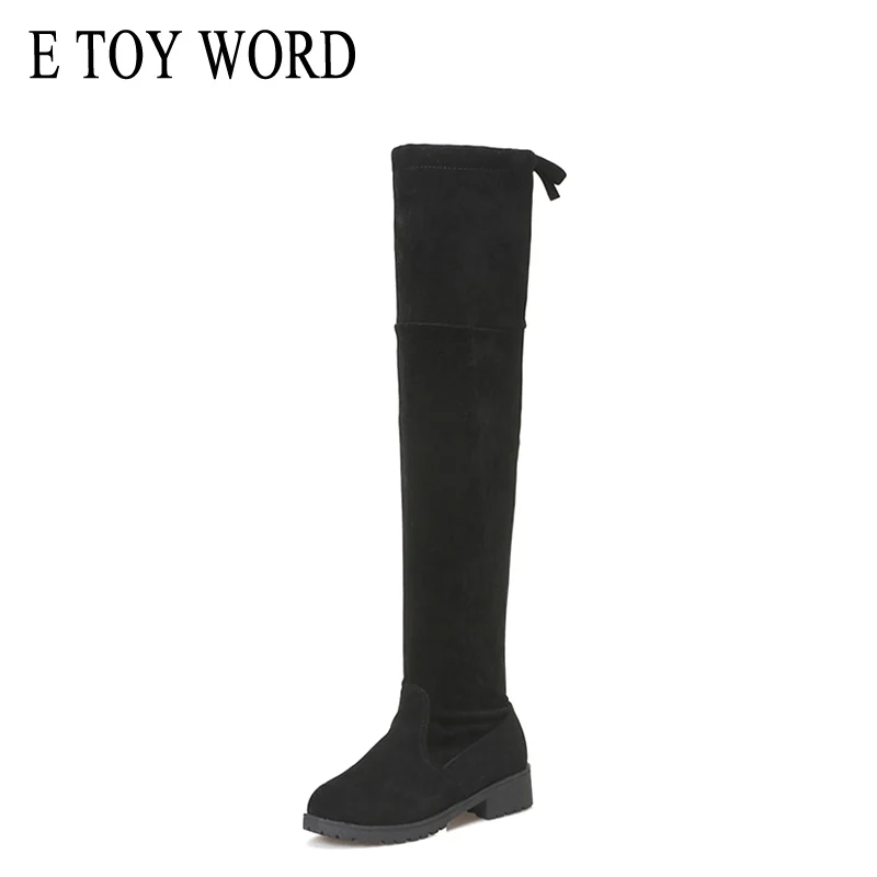 E TOY WORD long boots woman Over The Knee Boots spring autumn Hot New Style Platform Shoes Female Square Heel women's boots
E TOY WORD long boots woman Over The Knee Boots spring autumn Hot New Style Platform Shoes Female Square Heel women's boots