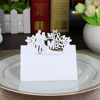100Pcs White Bride and Groom Name Place Cards Wedding Chic Pearlescent Table Name Message Setting Card Wedding Birthday Supplies
100Pcs White Bride and Groom Name Place Cards Wedding Chic Pearlescent Table Name Message Setting Card Wedding Birthday Supplies