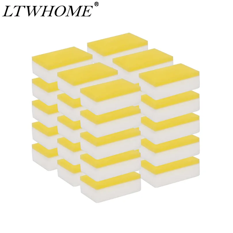 LTWHOME Magic Clean Eraser Sponge Melamine Foam, Dual Sided Cleaning Compound Sponge 110 X 70 X 40mm
LTWHOME Magic Clean Eraser Sponge Melamine Foam, Dual Sided Cleaning Compound Sponge 110 X 70 X 40mm