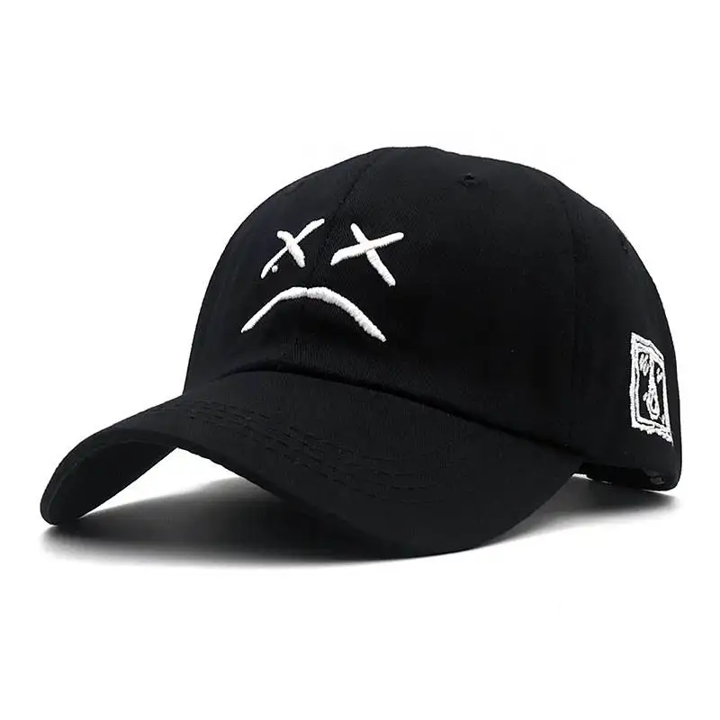 Cartoon Sad Face Expression Caps Unisex Embroidery Cotton Baseball Cap Adjustable Hat Men Women Hip Hop Snapback Trucker Cap
Cartoon Sad Face Expression Caps Unisex Embroidery Cotton Baseball Cap Adjustable Hat Men Women Hip Hop Snapback Trucker Cap