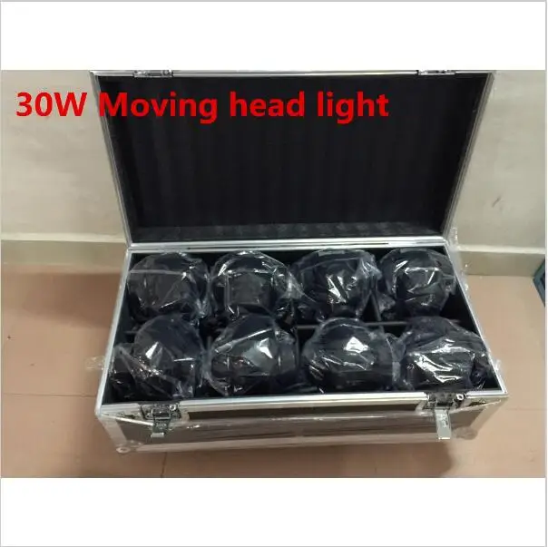 8PCS 30W + flightcase LED Spot Moving Head Light/USA Luminums 30W LED DJ Spot Light
8PCS 30W + flightcase LED Spot Moving Head Light/USA Luminums 30W LED DJ Spot Light