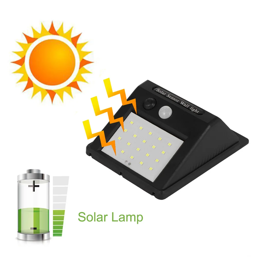 1PC Waterproof 20 LED Solar Power PIR Motion Sensor Wall Light Outdoor Garden Lamp For Home
1PC Waterproof 20 LED Solar Power PIR Motion Sensor Wall Light Outdoor Garden Lamp For Home