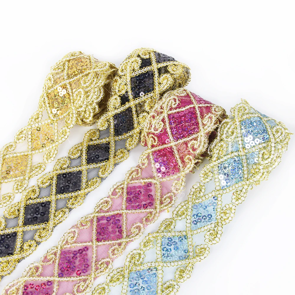 David accessories 55mm 10yards Sequins Lace Trim ribbon DIY Sewing Garment Clothes Accessories Wedding Party Decoration,10Yc2495
David accessories 55mm 10yards Sequins Lace Trim ribbon DIY Sewing Garment Clothes Accessories Wedding Party Decoration,10Yc2495
