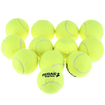 Regail 12Pcs Tennis Ball High Elasticity Training Ball Natural Rubber Competition Tennis Ball
Regail 12Pcs Tennis Ball High Elasticity Training Ball Natural Rubber Competition Tennis Ball