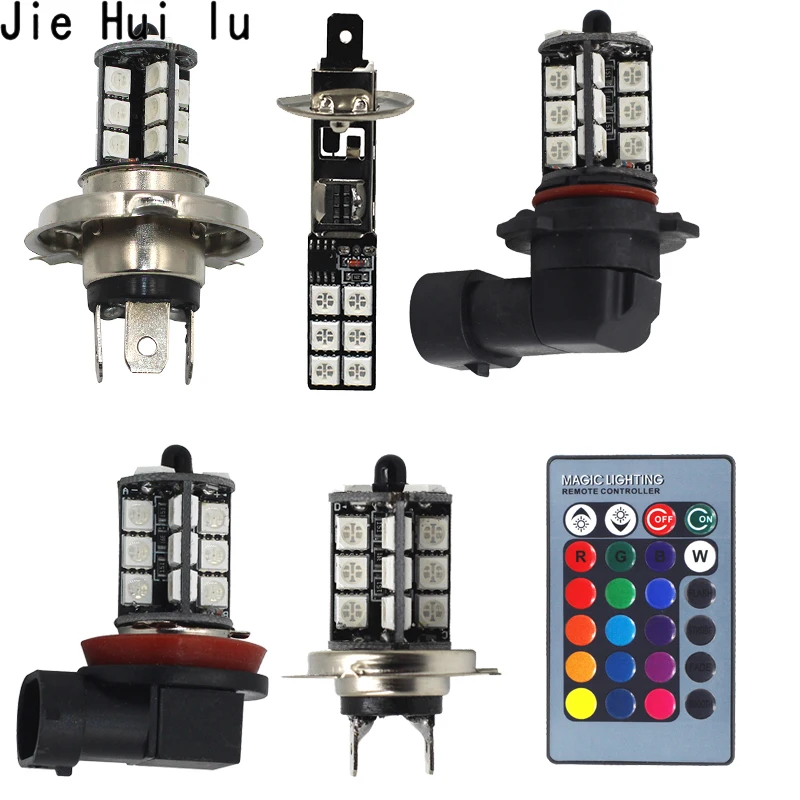 Car Control DRL Daytime Running light H11 9005 9006 H7 H8 LED 5050 27 SMD 27Smd RGB Backup Decoration Lamp
Car Control DRL Daytime Running light H11 9005 9006 H7 H8 LED 5050 27 SMD 27Smd RGB Backup Decoration Lamp