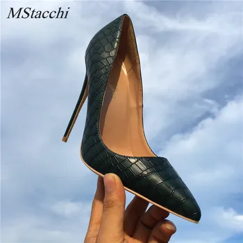 Mstacchi dark green lady high heel pumps shoes Pointed Toe party shoes women 12/10/8cm thin heel shallow mouth slip on zapatos
Mstacchi dark green lady high heel pumps shoes Pointed Toe party shoes women 12/10/8cm thin heel shallow mouth slip on zapatos