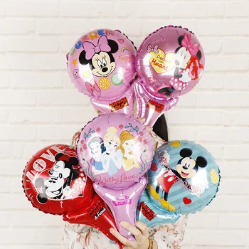 30pcs Mickey mouse birthday Party Decorations kids hand Stick Foil Balloons Disney kerstballen cartoon Princess balls home decor 
30pcs Mickey mouse birthday Party Decorations kids hand Stick Foil Balloons Disney kerstballen cartoon Princess balls home decor
