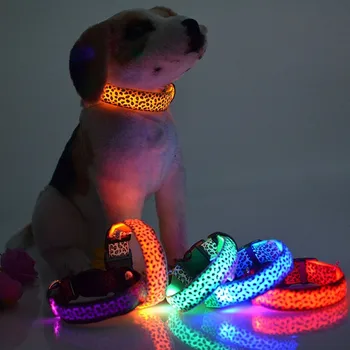 QuevinAdjustable USB Charging LED Leopard Print Collars For Pet Dog Cat Nylon Ribbon Night Safety Flashing Glow Electric Collars
QuevinAdjustable USB Charging LED Leopard Print Collars For Pet Dog Cat Nylon Ribbon Night Safety Flashing Glow Electric Collars