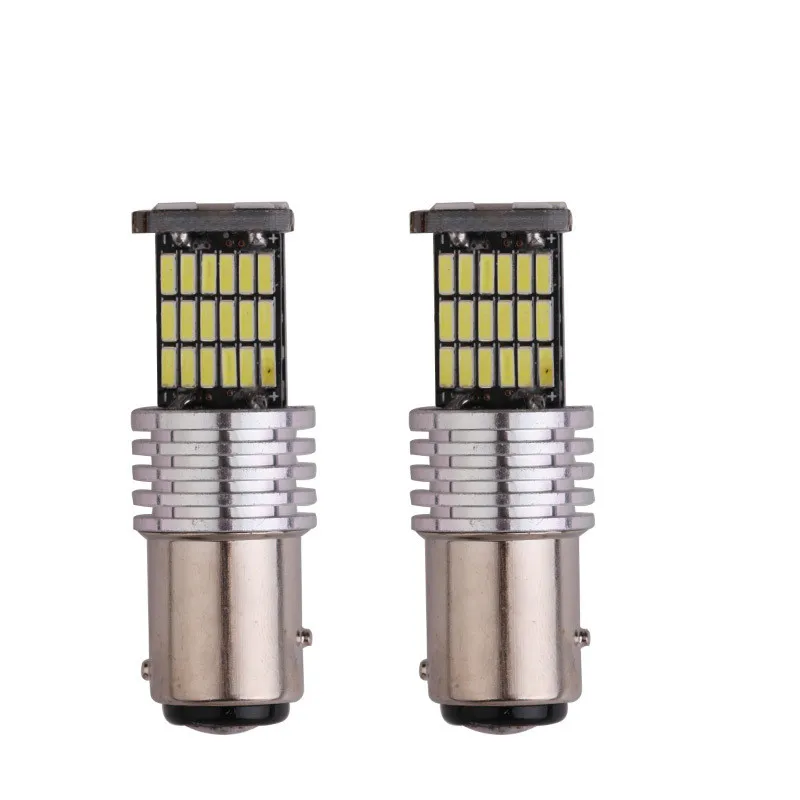 BRIDAY 2x 45SMD 12V Signal Lamp Ba15s Led Canbus P21W Led 1156 R5W PY21W Led Bau15s Car Turn Light Rear Reverse Lamp White
BRIDAY 2x 45SMD 12V Signal Lamp Ba15s Led Canbus P21W Led 1156 R5W PY21W Led Bau15s Car Turn Light Rear Reverse Lamp White