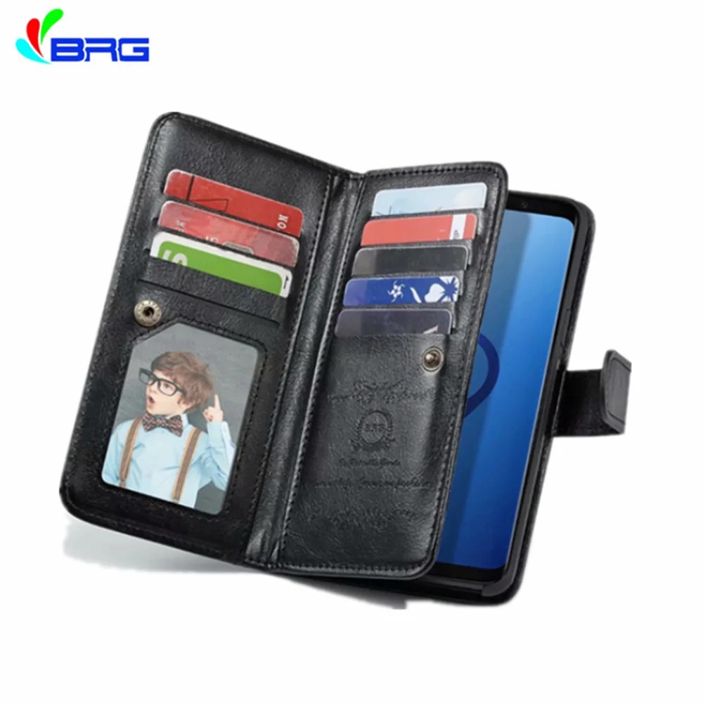 For Samsung S9 S8 Plus Multifunctional Flip Wallet Leather Case For Samsung Note98 Cover Magnetic Detachable 2 in 1 9 Cards Slot
For Samsung S9 S8 Plus Multifunctional Flip Wallet Leather Case For Samsung Note98 Cover Magnetic Detachable 2 in 1 9 Cards Slot