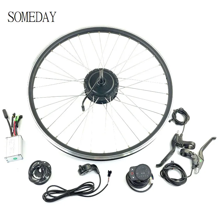 SOMEDAY 36V250W ELECTRIC BICYCLE CONVERSION KIT Rear Rotate Hub Motor Wheel 16-29inch 700c wheel LED900S Display Ebike Kits
SOMEDAY 36V250W ELECTRIC BICYCLE CONVERSION KIT Rear Rotate Hub Motor Wheel 16-29inch 700c wheel LED900S Display Ebike Kits