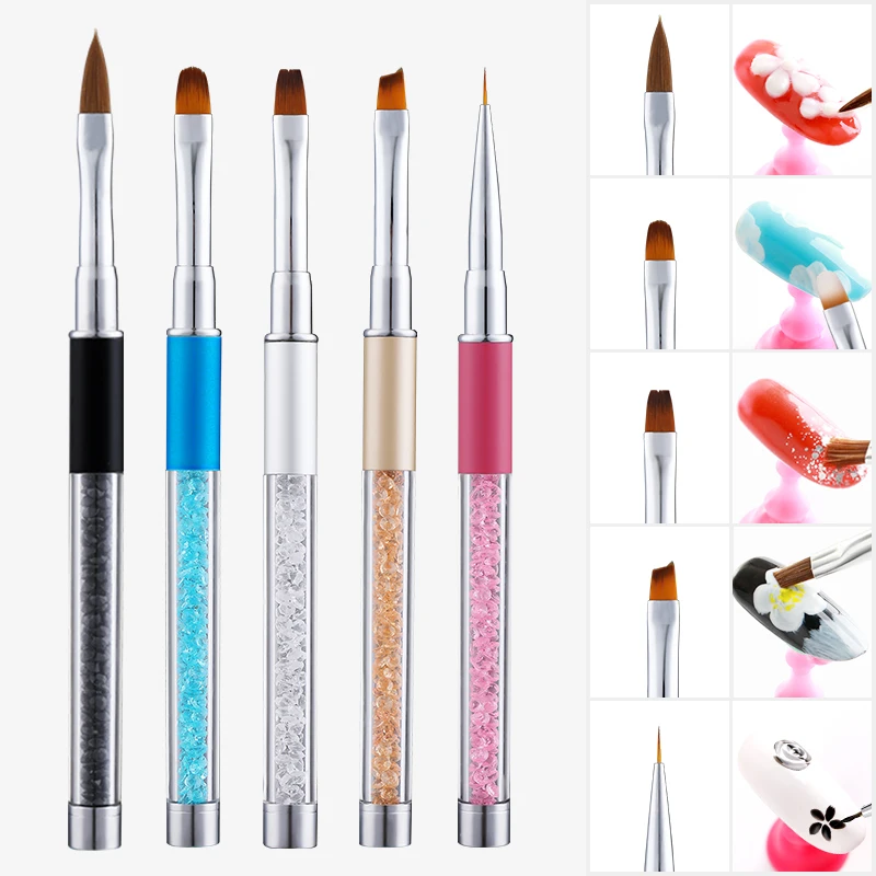 Nail Art Brush Rhinestone Drawing Painting Carving Pen Flat Extension Builder Coating Acrylic UV Gel Polish Tips Manicure Tools
Nail Art Brush Rhinestone Drawing Painting Carving Pen Flat Extension Builder Coating Acrylic UV Gel Polish Tips Manicure Tools