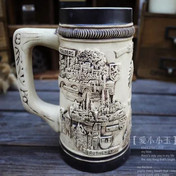 High Quality Ceramic German Beer Mug Frankfurt Hand Painted Mugs Embossed Pattern Coffee Cup 10*19cm
High Quality Ceramic German Beer Mug Frankfurt Hand Painted Mugs Embossed Pattern Coffee Cup 10*19cm