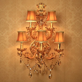 fabric lampshade big hotel wall lamps satin golden Luxurious Crystal Candle Wall Lamp with 5 Lights Luxy Large Wall Lamp crystal
fabric lampshade big hotel wall lamps satin golden Luxurious Crystal Candle Wall Lamp with 5 Lights Luxy Large Wall Lamp crystal