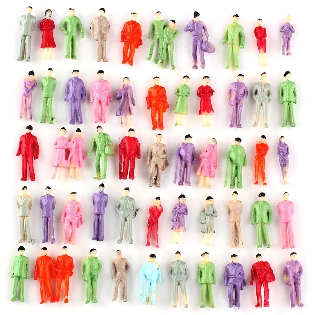 100pcs HO Scale 1:100 Mix Painted Model Train Street Passenger People Figures FREE Shipping
100pcs HO Scale 1:100 Mix Painted Model Train Street Passenger People Figures FREE Shipping