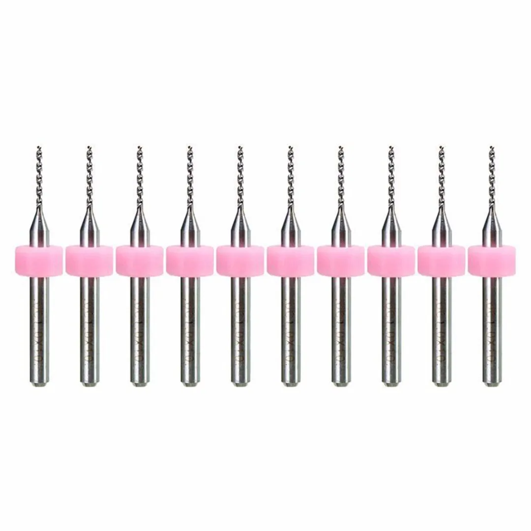 10pcs 3.175mm Shank End Mill Set Carbide Blade CNC Engraving Milling Cutter For Power Tools