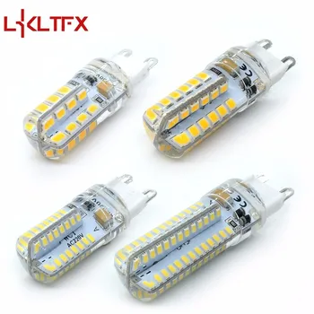 

LKLTFX G4 LED Lamp Corn spotlight Bulb 220V Lampada 24 LED Interior SMD 2835 3014 G9 LED Lamp DC 12V 360 Beam angle Living Room