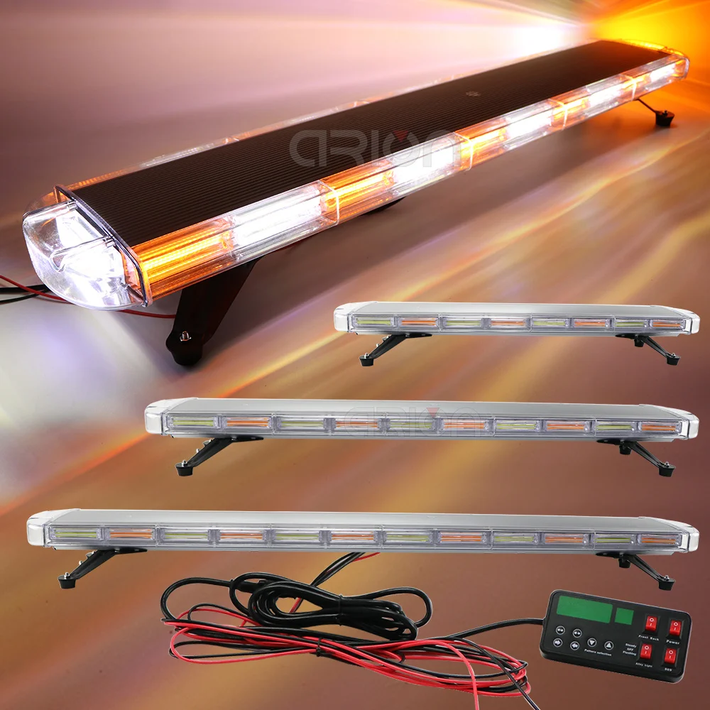 30" to 72" COB LED Car Truck Emergency Warning Light Bar Security Roof Flashing Strobe Lightbar Amber White for BMW for Toyota
30" to 72" COB LED Car Truck Emergency Warning Light Bar Security Roof Flashing Strobe Lightbar Amber White for BMW for Toyota