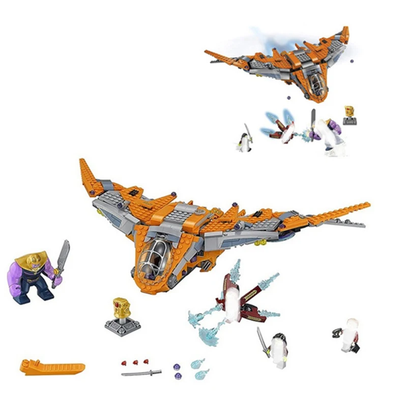 76107 1125pcs Marvel Super Heroes Avengers Infinity War Thanos Ultimate Battle Building Blocks Toys Compatible with Legoings
76107 1125pcs Marvel Super Heroes Avengers Infinity War Thanos Ultimate Battle Building Blocks Toys Compatible with Legoings