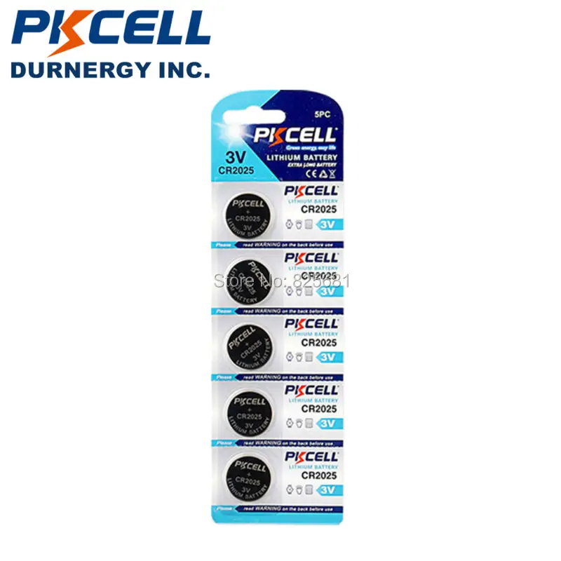 1pk CR2025 3V Lithium Button Battery-5B