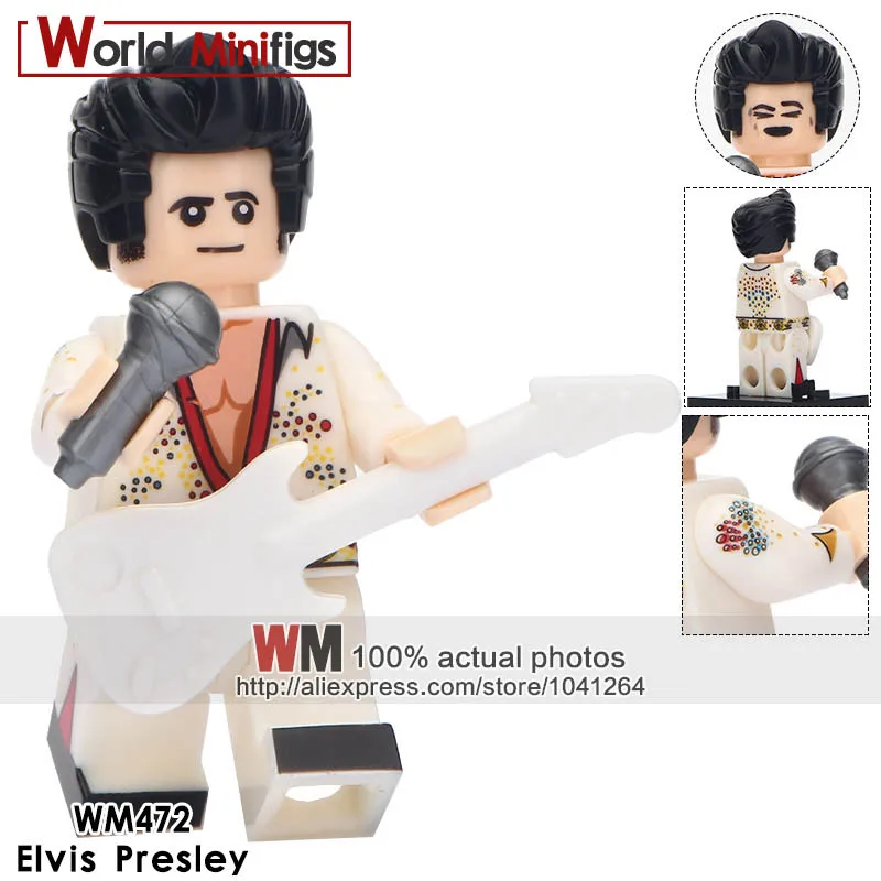 Single Sale Super Heroes Elvis Aron Presley Donald John Trump Bricks Building Blocks Toys for children
Single Sale Super Heroes Elvis Aron Presley Donald John Trump Bricks Building Blocks Toys for children