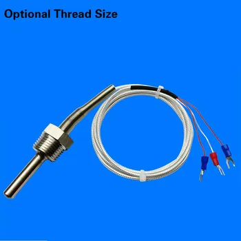 PT100 temperature sensor thermocouple probe sensor meter Stainless Steel probe 50mm length -45 - 420 C 1 meter Wire 3-Cable
PT100 temperature sensor thermocouple probe sensor meter Stainless Steel probe 50mm length -45 - 420 C 1 meter Wire 3-Cable
