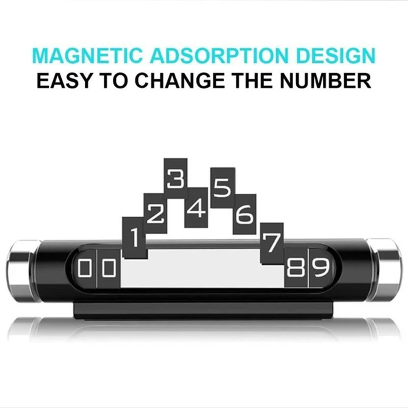 Car Temporary Parking Card Luminous Rotatable Telephone Number Plate Adsorption Design Car Styling
Car Temporary Parking Card Luminous Rotatable Telephone Number Plate Adsorption Design Car Styling