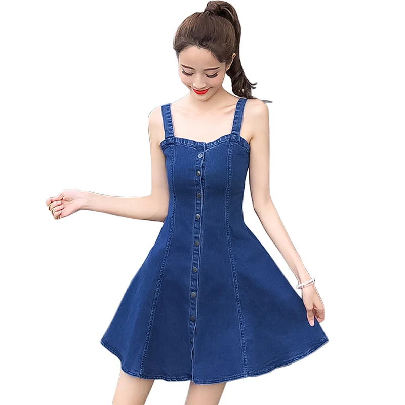 Spaghetti Strap Denim Dress Women Summer 2019 New High Quality Blue Jeans Mini Dress Off Shoulder Backless A Line Ladies Dresses
Spaghetti Strap Denim Dress Women Summer 2019 New High Quality Blue Jeans Mini Dress Off Shoulder Backless A Line Ladies Dresses