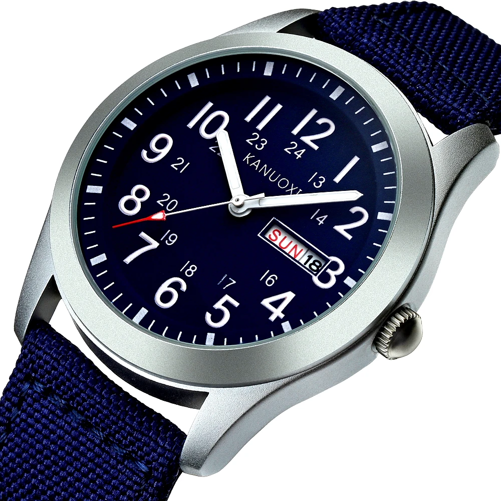 KANUOXI Sports Watches Men Luxury Brand Army Military Men Watches Clock Male Quartz Watch Relogio Masculino horloges mannen saat
KANUOXI Sports Watches Men Luxury Brand Army Military Men Watches Clock Male Quartz Watch Relogio Masculino horloges mannen saat