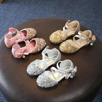 New summer Children Shoes Casual Girls Princess Flat Party Shoes Fashion Sequins Bow Pearl Kids Shoes Size 21-36
New summer Children Shoes Casual Girls Princess Flat Party Shoes Fashion Sequins Bow Pearl Kids Shoes Size 21-36