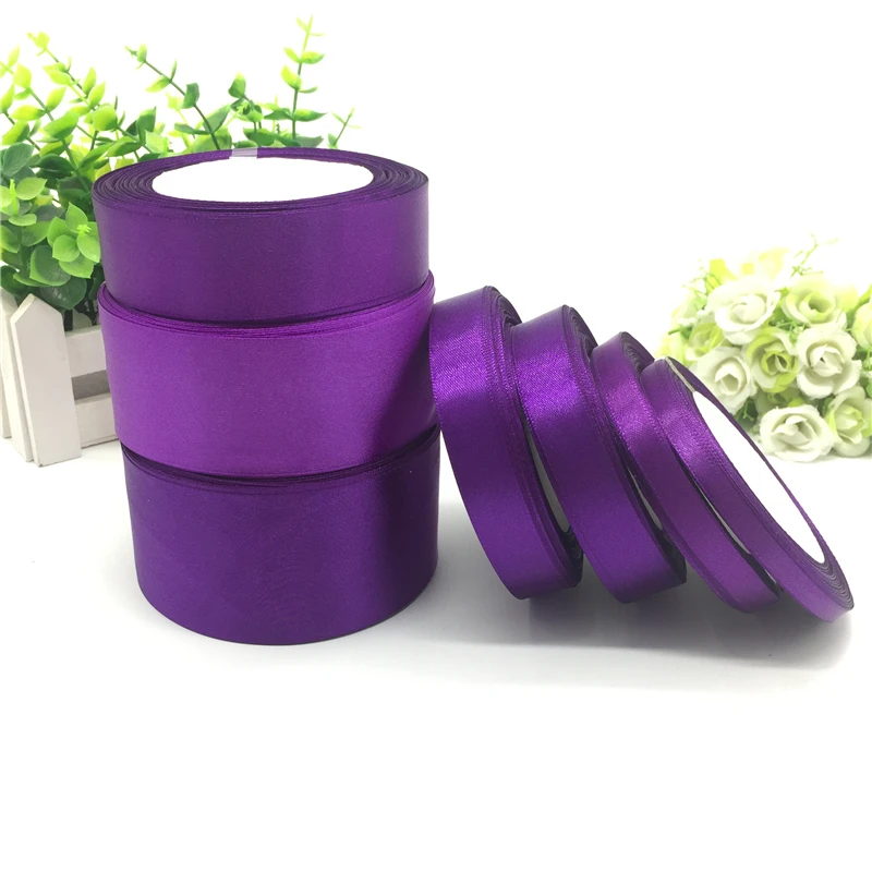 25 Yards 6 10 15 20 25 38 50mm Deep Purple Silk Satin Ribbon For Wedding Party Decoration Invitation Card Gift Wrapping Supplies
25 Yards 6 10 15 20 25 38 50mm Deep Purple Silk Satin Ribbon For Wedding Party Decoration Invitation Card Gift Wrapping Supplies