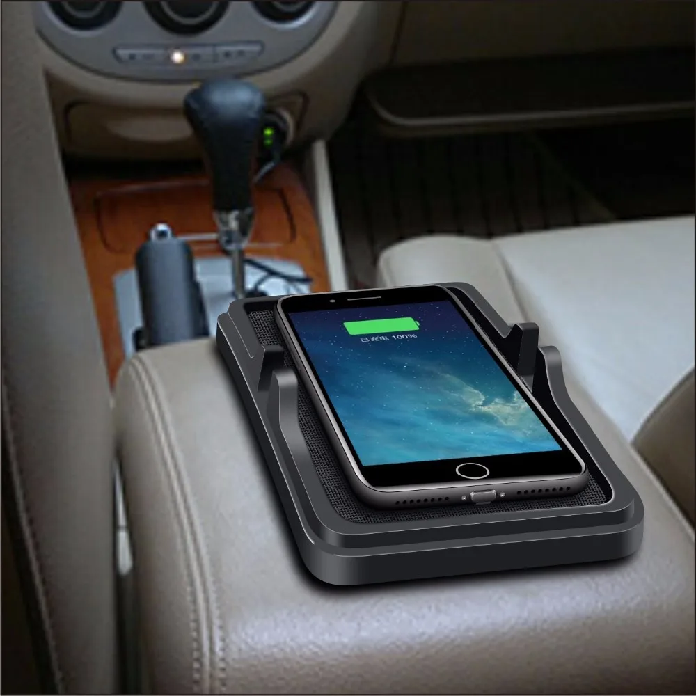 Youbina Wireless Car Charger-QI Wireless Charging Pad, Soft Silicone Charging Mat with GPS Holder Car Mount
Youbina Wireless Car Charger-QI Wireless Charging Pad, Soft Silicone Charging Mat with GPS Holder Car Mount