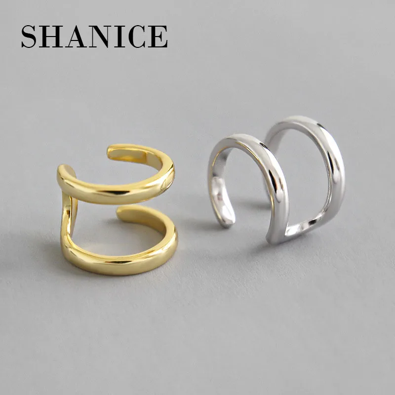 SHANICE 925 Sterling Silver INS simple double layer line Ear Clip on Earrings Clip Earrings without Piercing for Women Lady Girl
SHANICE 925 Sterling Silver INS simple double layer line Ear Clip on Earrings Clip Earrings without Piercing for Women Lady Girl