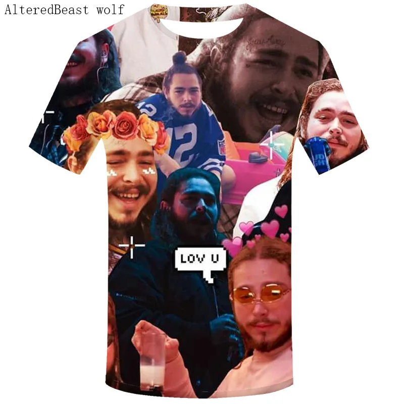New arrive fashion Hip Hop Post Malone collage t shirt men 3D printed Novelty harajuku tshirt streetwear casual summer tops
New arrive fashion Hip Hop Post Malone collage t shirt men 3D printed Novelty harajuku tshirt streetwear casual summer tops