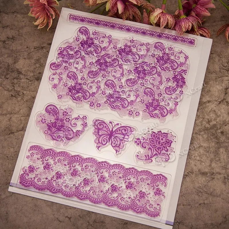 Lace / butterfly / flower Transparent Clear Stamps forDIY Scrapbooking/Card Making/Kids Christmas Fun Decoration Supplies
Lace / butterfly / flower Transparent Clear Stamps forDIY Scrapbooking/Card Making/Kids Christmas Fun Decoration Supplies