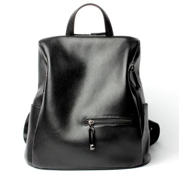 2020 Genuine Leather Women Backpack Natural Leather Female Daypack Black Color Ladies Shoulder Bag Zipper School Bag Student
2020 Genuine Leather Women Backpack Natural Leather Female Daypack Black Color Ladies Shoulder Bag Zipper School Bag Student