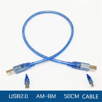 FFFAS USB 2.0 Extension Print Cable 50CM OHFC Copper Transparent Blue Wholesale Extended USB Cable for Printer HDD
FFFAS USB 2.0 Extension Print Cable 50CM OHFC Copper Transparent Blue Wholesale Extended USB Cable for Printer HDD