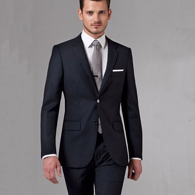 2018 Costume Homme Classic Black Tuxedos Men Wedding Suits Gentleman Black Business Men Suits Blazer suits for men(Jacket+Pants)
2018 Costume Homme Classic Black Tuxedos Men Wedding Suits Gentleman Black Business Men Suits Blazer suits for men(Jacket+Pants)