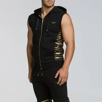2018 summer Running Vest Zipper Hoodie Tank Sleeveless T-shirts For Men Sweatshirts Fitness Clothes Bodybuilding Tops
2018 summer Running Vest Zipper Hoodie Tank Sleeveless T-shirts For Men Sweatshirts Fitness Clothes Bodybuilding Tops