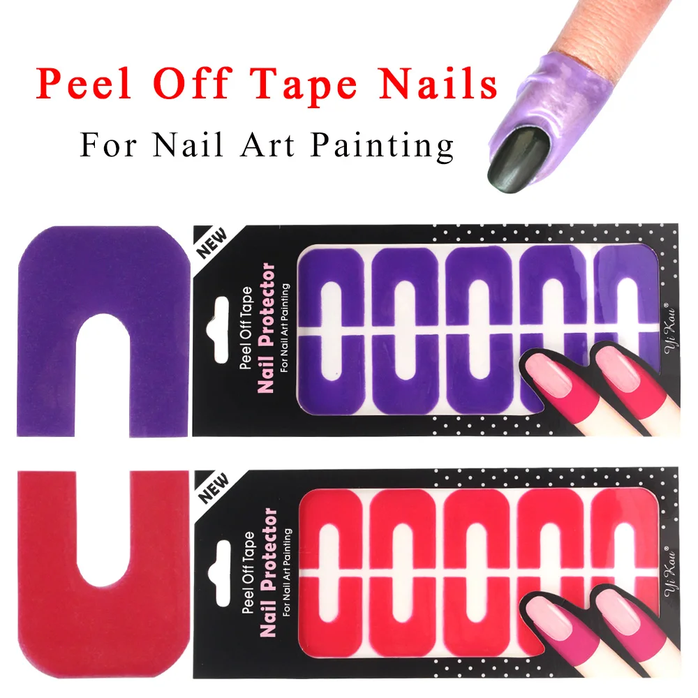 1 шт. пластиковая лента для защиты ногтей от гель лака|for nail art|for nailsnail tape |