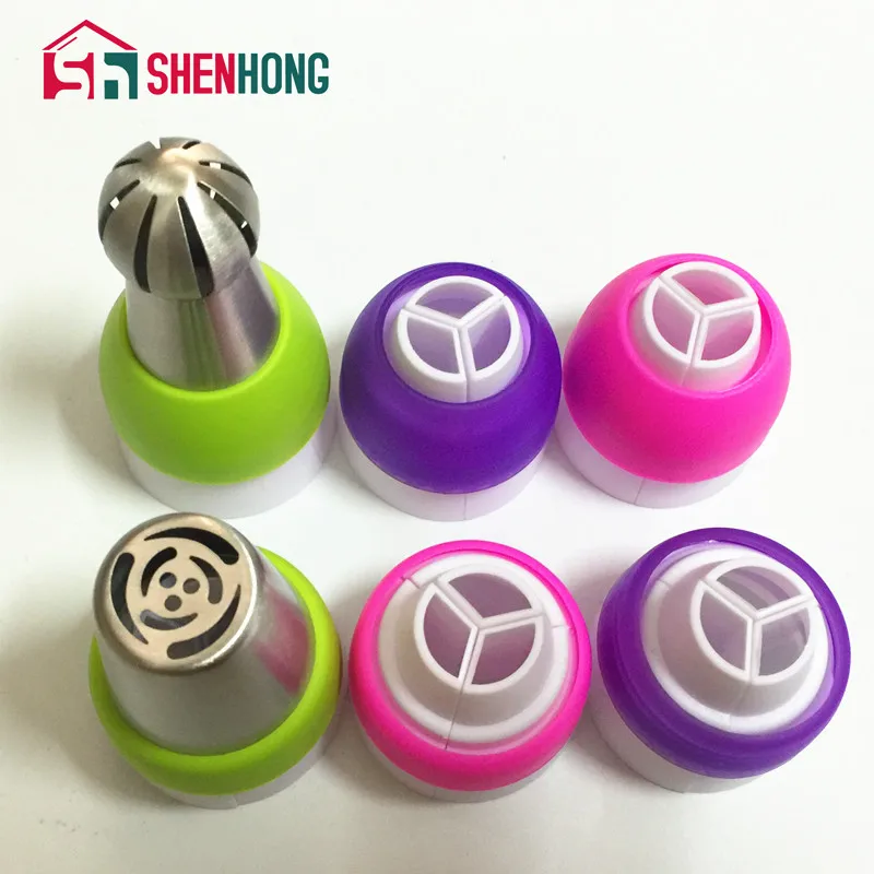 Ball Nozzle Tips Coupler Sphere Icing Piping Nozzles Converter 3 Hole Plastic Cake Decorating Tools for Russia Nozzle
Ball Nozzle Tips Coupler Sphere Icing Piping Nozzles Converter 3 Hole Plastic Cake Decorating Tools for Russia Nozzle